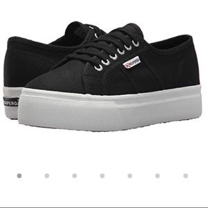 Superga black sneakers
